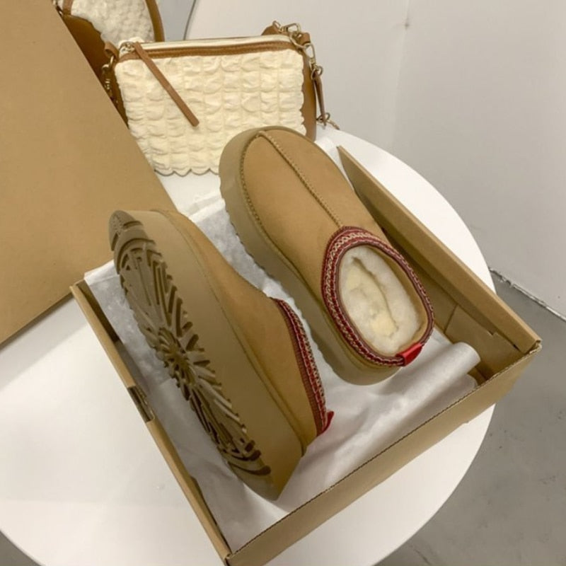 Cozy Snow Plush Sneakers