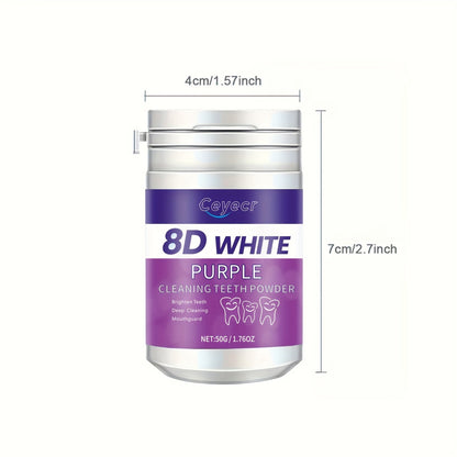 8D White Purple Radiance Teeth Whitening Powder