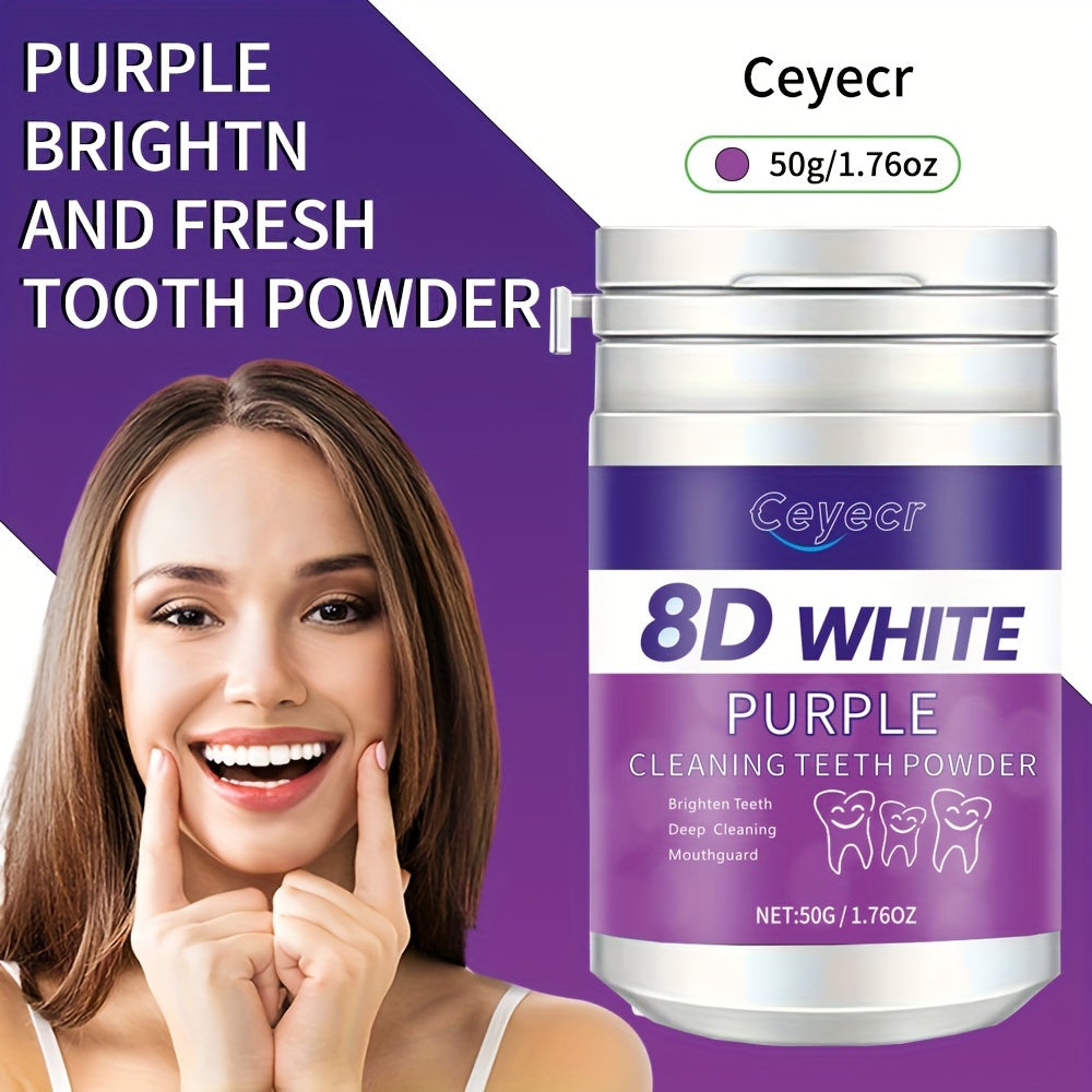 8D White Purple Radiance Teeth Whitening Powder