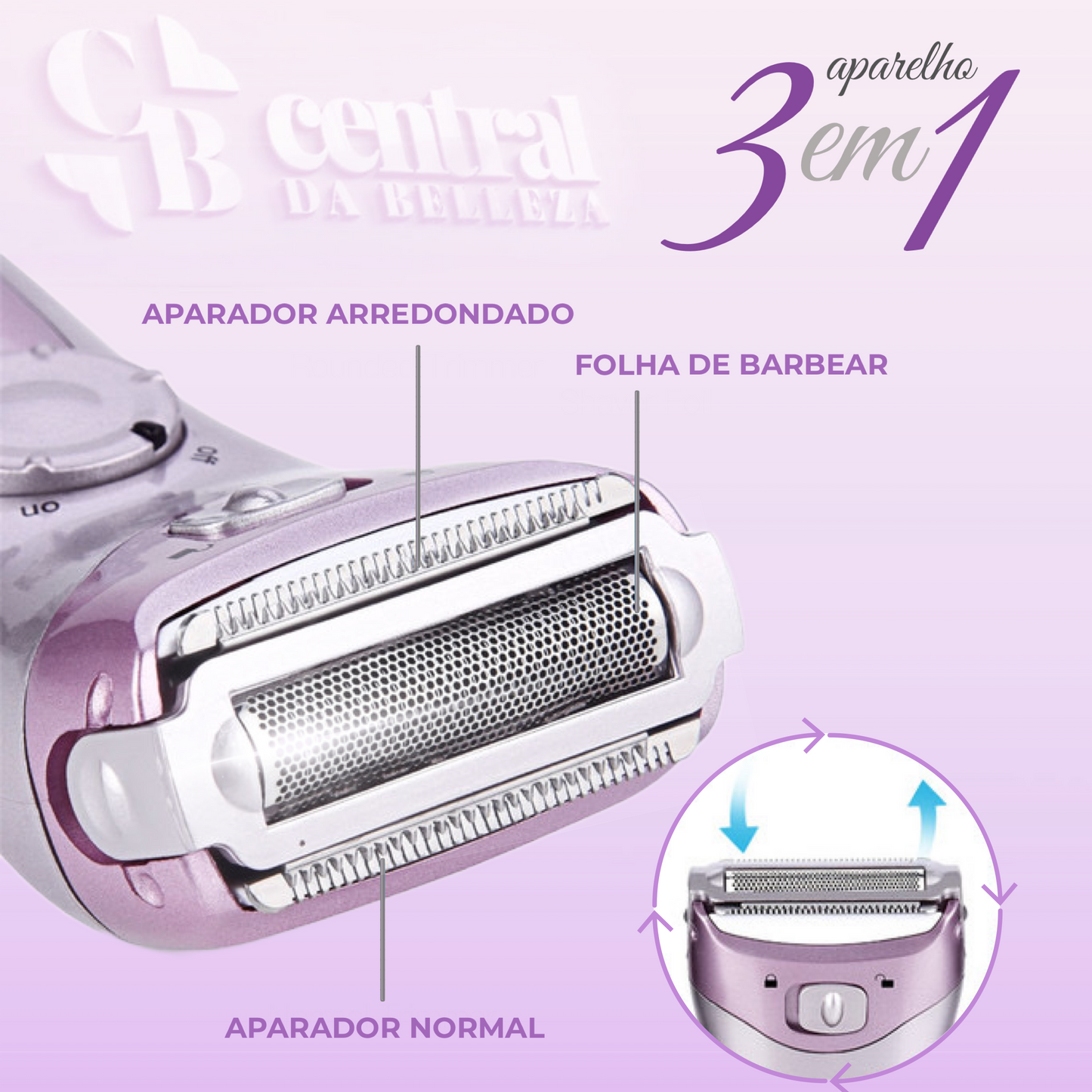 Waterproof Electric Hair Removal Device - Power Depil