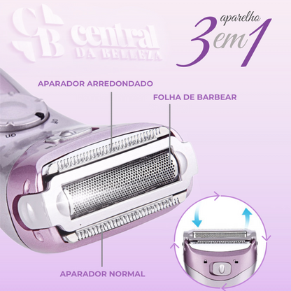 Waterproof Electric Hair Removal Device - Power Depil