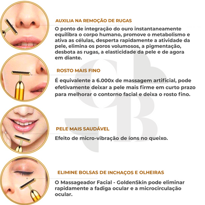 GoldenSkin Facial Massager