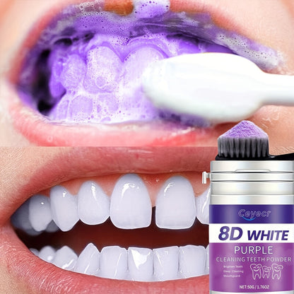 8D White Purple Radiance Teeth Whitening Powder