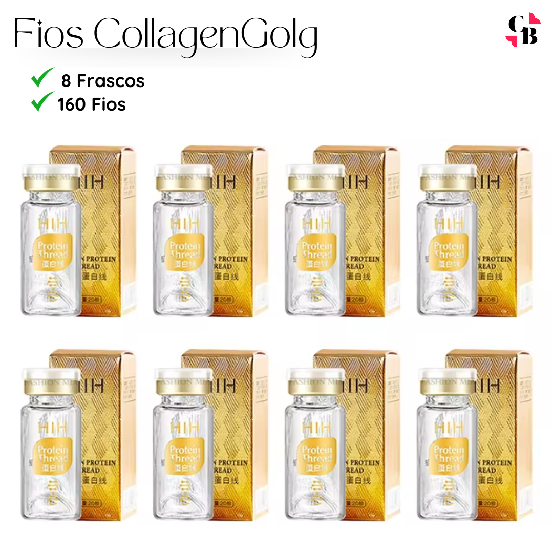 CollagenGold - 8 Bottles with 160 Threads