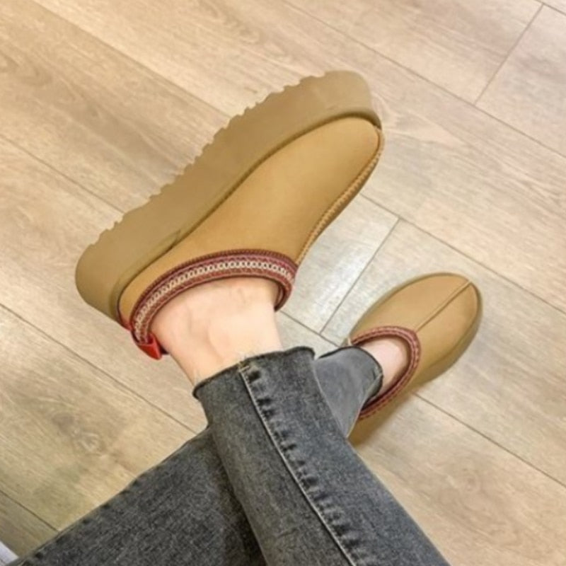 Cozy Snow Plush Sneakers