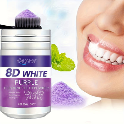 8D White Purple Radiance Teeth Whitening Powder